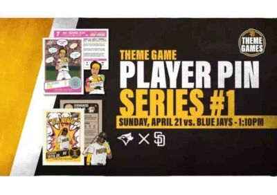 San Diego Padres Player Pin Series Theme Game - Fernando Tatis Jr & Ha-Seong Kim - Image 1 of 4