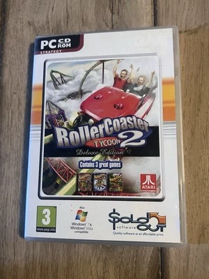 Rollercoaster Tycoon 2 PC CD ROM PAL CIB COMPLETE - Image 1 of 4