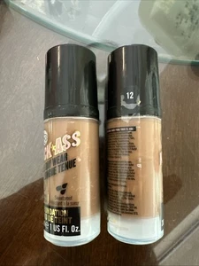 2er Set Soap & Glory Kick Ass All Day Wear Foundation 1oz 12 Deep Tan - Bild 1 von 2