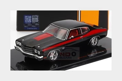 1:43 IXO Chevrolet Chevelle Ss Coupe 1970 Black Red CLC477N.22 - Immagine 1 di 2