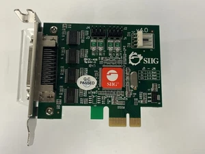 SIIG JJ-E40011-S4 DP CyberSerial 4S PCIe Low Profile - Picture 1 of 3