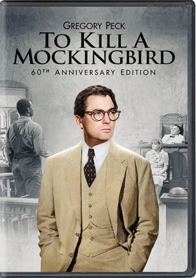 To Kill a Mockingbird 60th Anniversary (DVD) Gregory Peck Mary Badham John Megna - Image 1 of 3