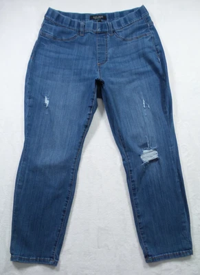 Jeans Judy Blue para mujer 16W azul tiro alto tirar de novio jegging elásticos Foto 1 de 4