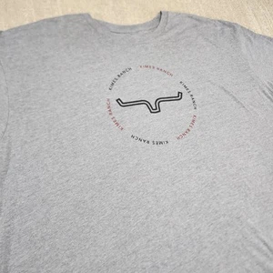 Kimes Ranch Shirt Men XXL Gray Tee Cowboy Rodeo Western Lightweight - Picture 1 of 5