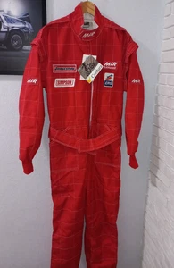 Vintage MIR F1 Racing Suit Coverall 90's Red Cordura Bridgestone Simpson w/tags. - Picture 1 of 9