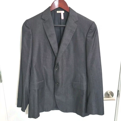 Chaqueta deportiva Marni para hombre talla IT 48/US 38 carbón/negro rayas 2 botones (usada en excelente estado) Foto 1 de 4