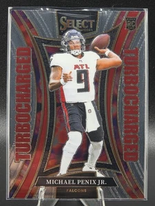 Michael Penix Jr. 2024 Select Turbocharged Rookie Card RC Atlanta Falcons - Picture 1 of 2