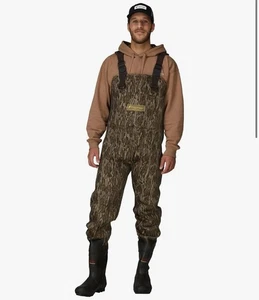 FROGG TOGGS Amphib Neoprene Bootfoot Waterproof Fishing Camo Chest Wader Size 9 - Picture 1 of 7