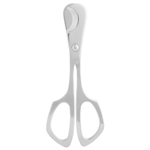 1x Cigar Cutter Stainless Steel Blades Pocket Scissors With Ring NEW - Picture 1 of 7
