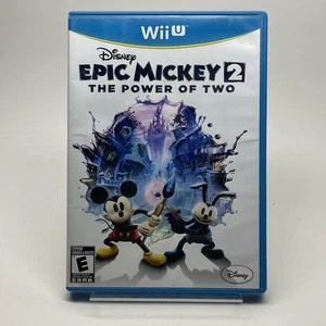 Disney Epic Mickey 2: The Power of Two (Wii U, 2012) Complete Tested Working - Imagen 1 de 6