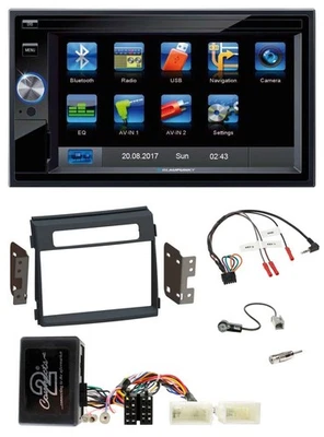 Blaupunkt 2DIN Bluetooth TMC USB Lenkrad SD Navigation für Kia Soul 11/2011-03/2 - Bild 1 von 4