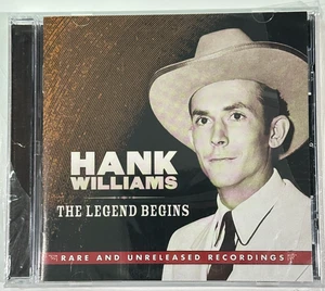 Hank Williams - The Legend Begins: Rare & Unreleased CD New Factory Sealed - Picture 1 of 2