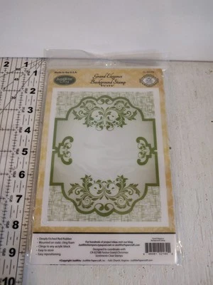 Sello de fondo Spellbinders Justrite Cling Grand Elegance Foto 1 de 2