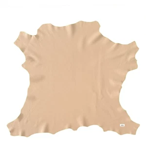 #066 Ziegenleder Hellbeige Nappaleder ganze Lederhaut Bastelleder Lederreste - Bild 1 von 1