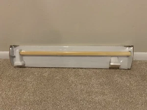 White And Yellow Towel Bar - Picture 1 of 1