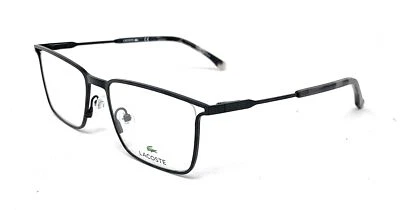 LACOSTE Men's Eyeglasses Frames L2262 001 Matte Black Rectangle 53mm - Image 1 of 4
