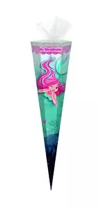 Schultüte mit Gravur / Zuckertüte / 85cm / eckig / "Meerjungfrau" - Bild 1 von 1