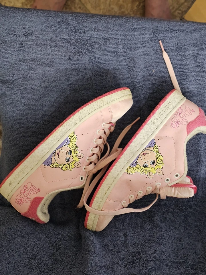 Rare Adidad Miss Piggy Sneakers Size 10 - Image 1 of 4