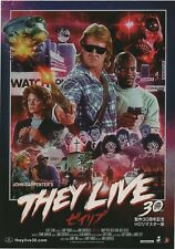 They Live 1988 / 2018RR John Carpenter Japanese Chirashi Mini Movie Poster B5 