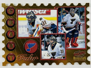 Grant Fuhr 1997-98 Pacific Revolution Return to Sender Die Cuts #17 Rare - Picture 1 of 2