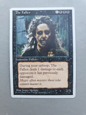 The Fallen x4 Playset, MTG Chronicles (1995), Uncommon Black Creature NM - Image 1 of 2