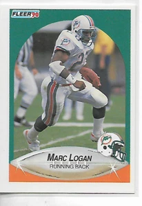 1990 Fleer Marc Logan Card - Picture 1 of 1