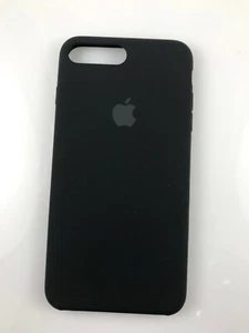 Original Genuine Authentic Apple Silicone Case for iPhone 7 Plus 8 Plus Black - Picture 1 of 9