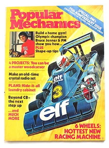 Beliebte Mechaniker Januar 1977 Bruce Jenner Build a Home Fitnessstudio Magazin - Bild 1 von 2