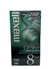 Maxell GX-Silber hochwertiges T-160 VHS Band versiegelt