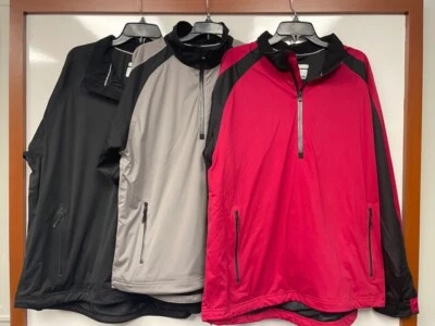 NEW-MENS CUTTER & BUCK WEATHERTEC ELITE PULLOVER, ASST SIZE & COLORS $39.95