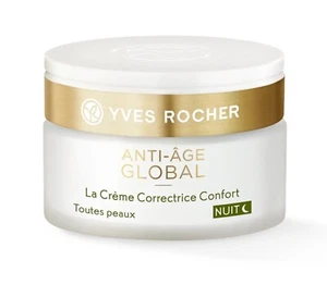 YVES ROCHER ANTI-AGE GLOBAL Total Anti-aging Night Treatment 50 ml 75822 Origina - Picture 1 of 3