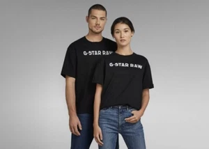G-STAR RAW Unisex Flock Boxy T-Shirt, M - Picture 1 of 7