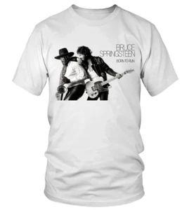 LO ÚLTIMO Bruce Springsteen BORN TO RUN Camiseta Blanca Unisex S-5XL TA4628 - Imagen 1 de 3