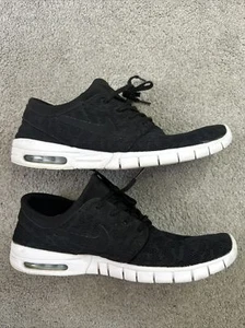 Nike Stefan Janoski Max SB Men Size 14 Black White Skate Shoes 631303-022 - Picture 1 of 7