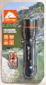 NUOVA TORCIA LED FOCALIZZAZIONE Ozark Trail 420 lumen IPX4 Flash Light con batterie - Foto 1 di 4
