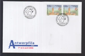 Luxemburg  2006 - Postbeleg (groß) mit Sonderstempel Briefmarkenmesse Antwerpen - Imagen 1 de 1