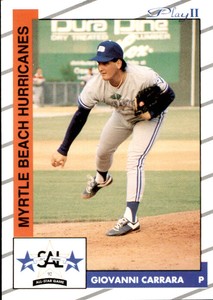 1993 South Atlantic League All-Stars Play II #5 Giovanni Carrara Venezuela Card