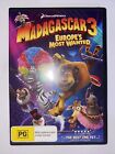 Madagascar 3 Europes Most Wanted DVD R4 - Like New - FREE & FAST POST!