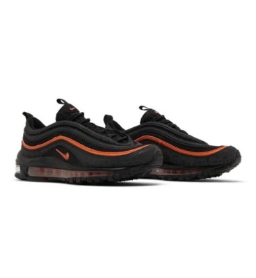 Nike Air Max 97 Safari GS "Negro Seguridad Naranja" Talla 7Y Mujer 8.5 DX3088-001 Foto 1 de 4