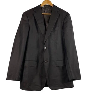 Cappotto blazer uomo Ermenegildo Zegna Traveller Mila Fit lana seta marrone EU 52 - Foto 1 di 12