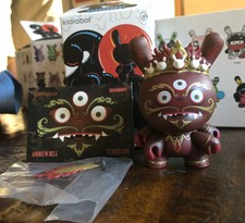 3” Kidrobot Red Mahakala Dunny by Andrew Bell Chase ?/??