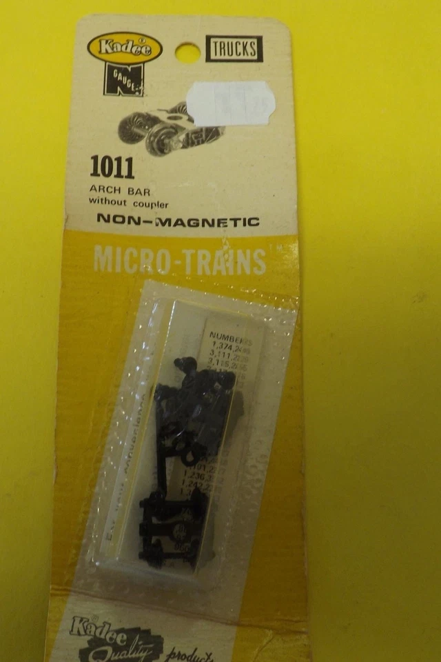N Scale Micro-Train  ARCH BAR W/O COUPLER (1011)  truck # 003-02-000 - Image 1 of 1