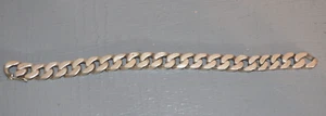 Gourmette Bracelet Homme Argent Massif Grosse Maille - Imagen 1 de 5