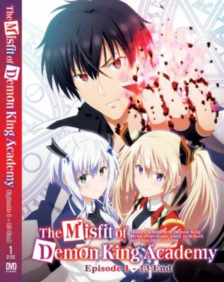 DVD~ANIME THE MISFIT OF DEMON KING ACADEMY VOL.1-12 END END ENGLISH DUBBED - Image 1 of 4