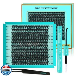 Lash Extension Kit 240Pcs 50D Individual Lashes Clusters Kit,Lash Bond And Se - Picture 1 of 5
