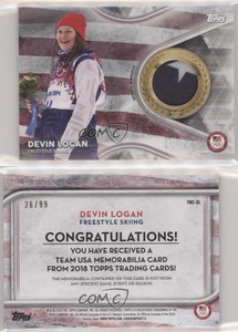 2018 US Olympic & Paralympic Team and Hopefuls Silver /99 Devin Logan Rookie RC