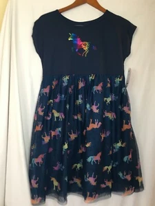 NWT Wonder Nation Unicorn Tulle Tutu Dress Girls Navy U pick Many Sizes - Picture 1 of 4