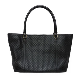 GUCCI gucci sima tote 449647 BMJ1G 1000 Tote Bag Logo Embossed Patch Shoul... - Picture 1 of 24