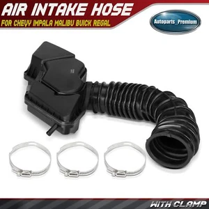 Air Intake Hose Tube & Outlet Duct w/ Clamps for Chevy Impala Malibu Buick 2.4L - Picture 1 of 9