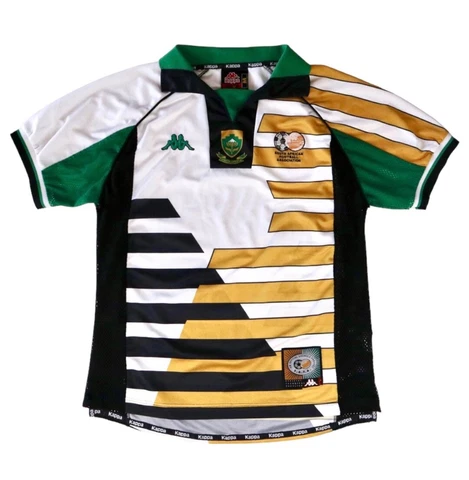 SOUTH AFRICA 1998/99 Kappa home Football Shirt M Mens Vintage Soccer Jersey Cover